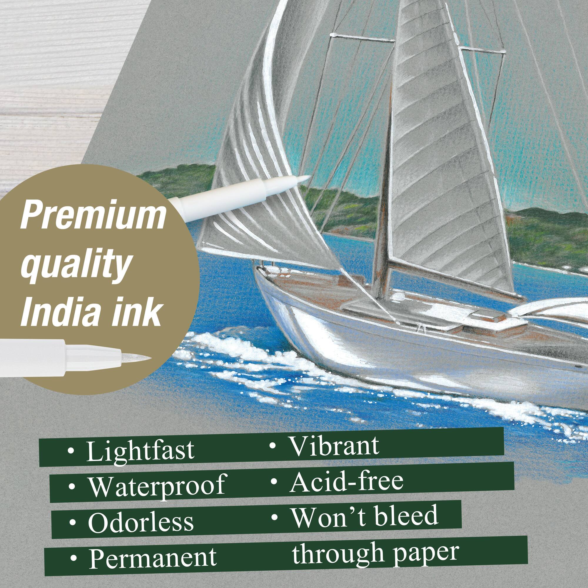 10 Pack: Faber-Castell® PITT® White Brush Artist Pen